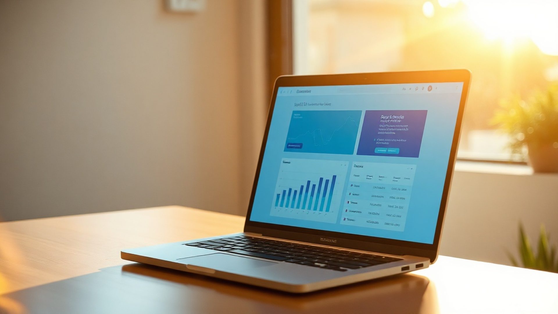 Azure-clean Learningpathz dashboard showing connected broker accounts and open positions on a laptop screen in a Kakamega office